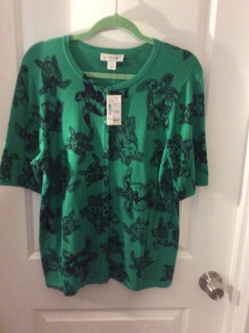 Christoper & Banks Short Sleeve Cardigan